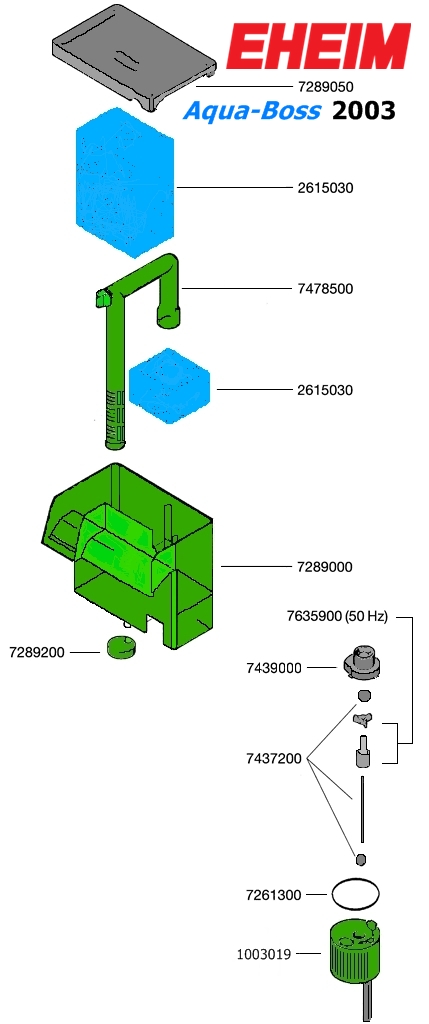 Eheim_Anhaengefilter_Aquaboss_2003_Ersatzteile Eheim_Anhaengefilter_Aquaboss_2003_Ersatzteile