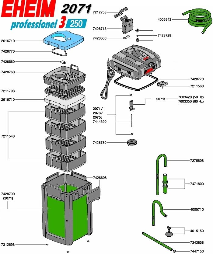 Eheim Aussenfilter professionel 3 2071 Eheim Aussenfilter professionel 3 2071