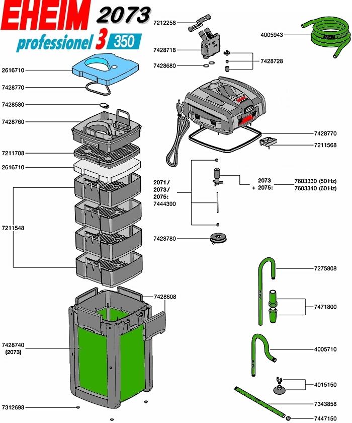 Eheim Aussenfilter professionel 3 2073 Eheim Aussenfilter professionel 3 2073